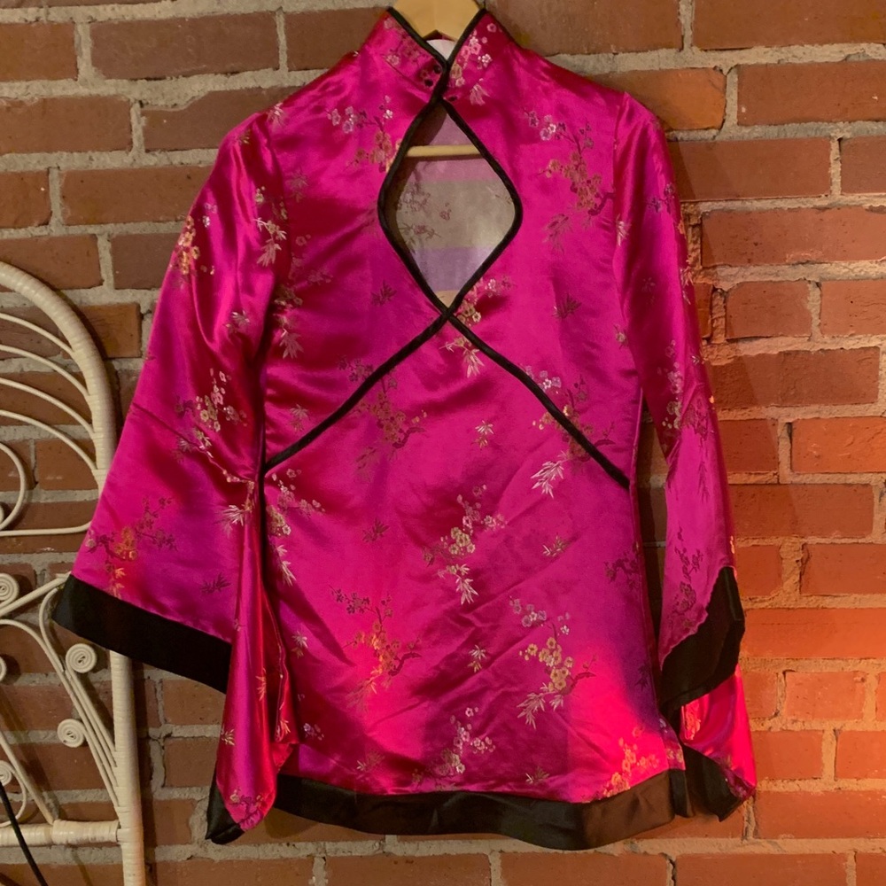 Kimono Style Silk silk Tunic